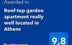 Roof-Top Garden Apartment Really Well Located In Athens